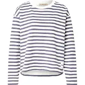Smith & Soul Sweatshirt , Damen, Gr. S, marine, Sweatware, Obermaterial: 100% Baumwolle, gestreift, hüftbedeckend, Rundhals, Sweatshirts Sweatshirt, mit Label-Aufnäher, Rundhals