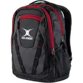 Gilbert Rucksack Sport Club V4 schwarz rot 50x32x14 cm Rugby