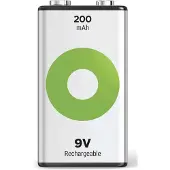 GP Batteries ReCyko Pro GPRCK20R8H150C1, Wiederaufladbarer Akku, 9V, Nickel-Metallhydrid (NiMH), 8,4 V, 1 Stück(e), 200 mAh