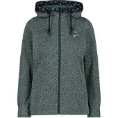 CMP Woman Fleece Jacket FIX Hood trek green (F520) 36
