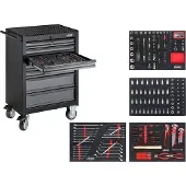 Vigor Werkstattwagen Series M, mit Sortiment, V2712N, Anzahl Werkzeuge: 228
