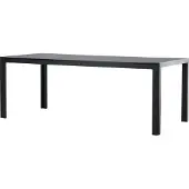 Ebuy24 Gartentisch Mirko schwarz 205x205x74 cm