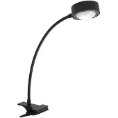 LIGHTME Tischleuchte Powerlens Flex, Klemme, schwarz