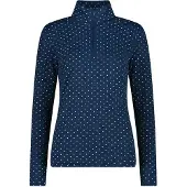 CMP Woman Printed Sweat blue ink-bianco (16ZU) 40