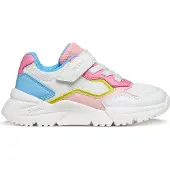 Geox Sneaker Loftus weiss/rosa/blau Mädchen
