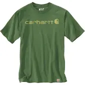 Carhartt - Core Logo S/S - T-Shirt Gr XS oliv/grün