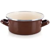 Orion BRAUNER Emaille-Topf 20,5 cm, 2,2 l