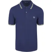Fred perry Polo Twin Tipped M3600 Dunkelblau 48A