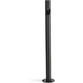 Faro LED-Sockelleuchte Bezel, schwarz, Aluminium, Höhe 60 cm