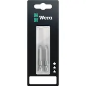 Wera 868/4 Z SB Innenvierkant Bits, # 1 x 50 mm, 2-teilig - 05073076001