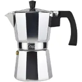 MILU Espressokocher-Set, Aluminium, 150ml (3 Tassen), 1 von FROG.coffee