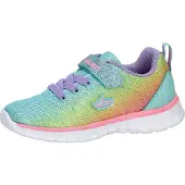 Lico Jungen Mädchen Alenia VS Sneaker, Türkis/Pink/Lila, 30EU
