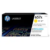 HP 657X Gelb Original LaserJet Tonerkartusche mit hoher Reichweite, 23000 Seiten, Gelb, 1 Stück(e)