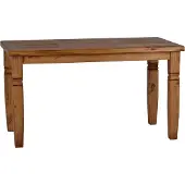 MiaMöbel Esstisch Mexico Möbel 160 cm Landhausstil Massivholz Pinie Honig