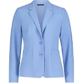 Betty Barclay Jackenblazer "Blazer-Jacke langarm", Damen, Gr. 38, blau (azurine), Obermaterial: 86% Polyester PES. 14% Elasthan EL., Blazer Jackenblazer