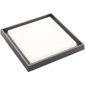 LUCANDE LED-Außendeckenleuchte Birta, dunkelgrau, IP54, 34cm
