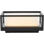 Arcchio LED-Außenwandleuchte Ismera, anthrazit/opal, IP65