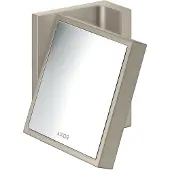 Hansgrohe Rasierspiegel Axor Uni. Rectangular neigbar, Wandmontage, brushed nickel