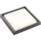 LUCANDE Birta LED-Außendeckenlampe, dunkelgrau, 27cm, IP54 - , Birta, Grau, Metall, Modern