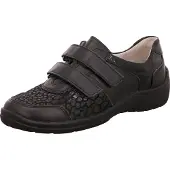 Waldlaufer Hesna Damenschuhe Halbschuhe Bequem Klettschuh Schwarz Freizeit, Schuhgröße:EUR 39 | UK 6