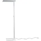 Arcchio LED-Stehlampe Logan Basic, weiß, 6.000 lm, dimmbar