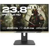 Japannext JN-IPS238FHD200F-HSP-CAMO, 61 cm (24"), 1920 x 1080 Pixel, Full HD, LCD, 0,5 ms, Schwarz
