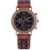 Edenholzer Holzuhr Herren Armbanduhr Boracay Holzarmband ED091-005