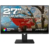 Japannext JN-IPS270UHD60F, 68,6 cm (27"), 3840 x 2160 Pixel, 4K Ultra HD, LED, 5 ms, Schwarz