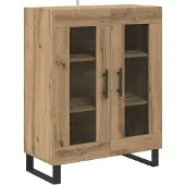 vidaXL Sideboard Artisan-Eiche 69,5 x 34 x 90 cm Holzwerkstoff