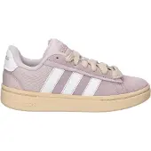 Adidas Sneaker SPORTSWEAR "GRAND COURT ALPHA 00S", Damen, Gr. 40, rosa (ice lila, core weiß, sand strata), Leder, Textil, Schuhe Sneaker