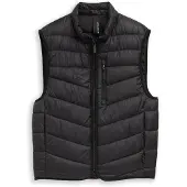Tom Tailor Steppweste , Herren, Gr. XL, schwarz, Steppware, Obermaterial: 100% Polyester. Futter: 100% Polyester, unifarben, regular fit normal, Westen Steppweste, mit Taschen