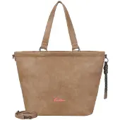 Fritzi aus Preußen Schultertasche Lou Shopper Taupe hellbraun
