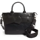 Ted Baker Handtasche Umhängetasche Jimisie Mini Knot Bow Bag Black schwarz
