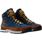 The North Face Schnürboots "M BACK-TO-BERKELEY IV TEXTILE WP", Herren, Gr. 41, blau (blau, braun), Leder, Schuhe Schnürboots, wasserdicht,winddicht,atmungsaktiv