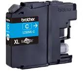 Brother LC-525XLC, Hohe (XL-) Ausbeute, Cyan, 1300 Seiten