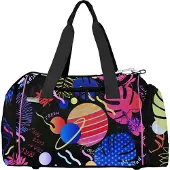MCNEILL 9108415000, Mädchen, Turnbeutel, Reißverschluss, Gesäßtasche, Abstraktes Muster, Mehrfarbig