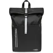 Eastpak Freizeitrucksack "UP ROLL", Damen, Gr. B/H/T: 30cm x 44,5cm x 12cm, schwarz, Textil, unifarben, Rucksäcke Freizeitrucksack, Schulrucksack, Arbeitsrucksack, Streetpack mit Kontrastdetails