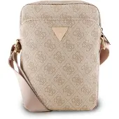 GUESS Polyurethandreieck-logo 8-zoll-handytasche 4g Beige Beige One Size