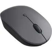 Lenovo Go, Beidhändig, Optisch, RF Wireless, 2400 DPI, Schwarz, Grau