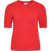 Vila Kurzärmeliges Strickoberteil