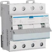 Hager Fehlerstrom-Leitungsschutzschalter 4P 10kA C-10A 300mA Typ A, 230 - 400 V