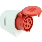 GP 124-6 Wandsteckdose 32A 4p 6h IP44