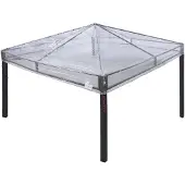 vidaXL Ersatzbezug für Pavillon 300 x 300 x 26 cm Transparent PVC