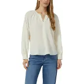 s.Oliver Blouses Crème Größe: 36 | Longsleeves Outlet | Damen