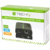 Techly EFB IDATA-HDMI-KVM2 HDMI KVM Extender über Netzwerkkabel, 120m IDATAHDMIKVM2