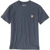 Carhartt - Workw Pocket S/S - T-Shirt Gr M blau