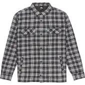 Quiksilver Langarmhemd "Venture Sherpa", Herren, Gr. S, schwarz (schwarz venture), Obermaterial: 100% Baumwolle., Hemden Langarmhemd