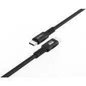 Microconnect MC-USB4-CC20LQ-5, 5 m, USB C, USB C, USB4 Gen 3x2, Schwarz