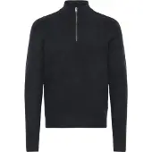 Casual Friday Troyer "Troyer CFHeine", Herren, Gr. M, blau (schwarz navy), Obermaterial: 65% Polyacryl PAN. 27% Nylon NY. 5% Wolle mw. 3% Polyester PES., Pullover Troyer