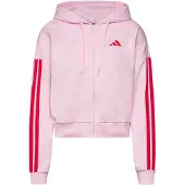 Adidas - Women's 3-Stripes French Terry Full Zip Hoodie - Sweat- & Trainingsjacke Gr XXL rosa